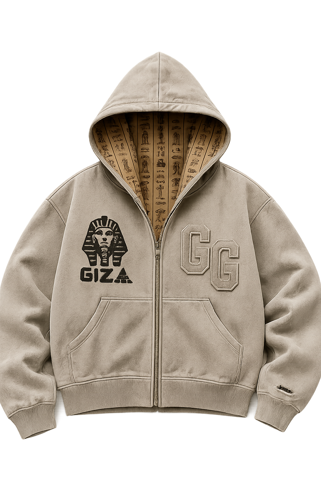 "TUT-ANKH-AMUN" ZIP UP HOODIE