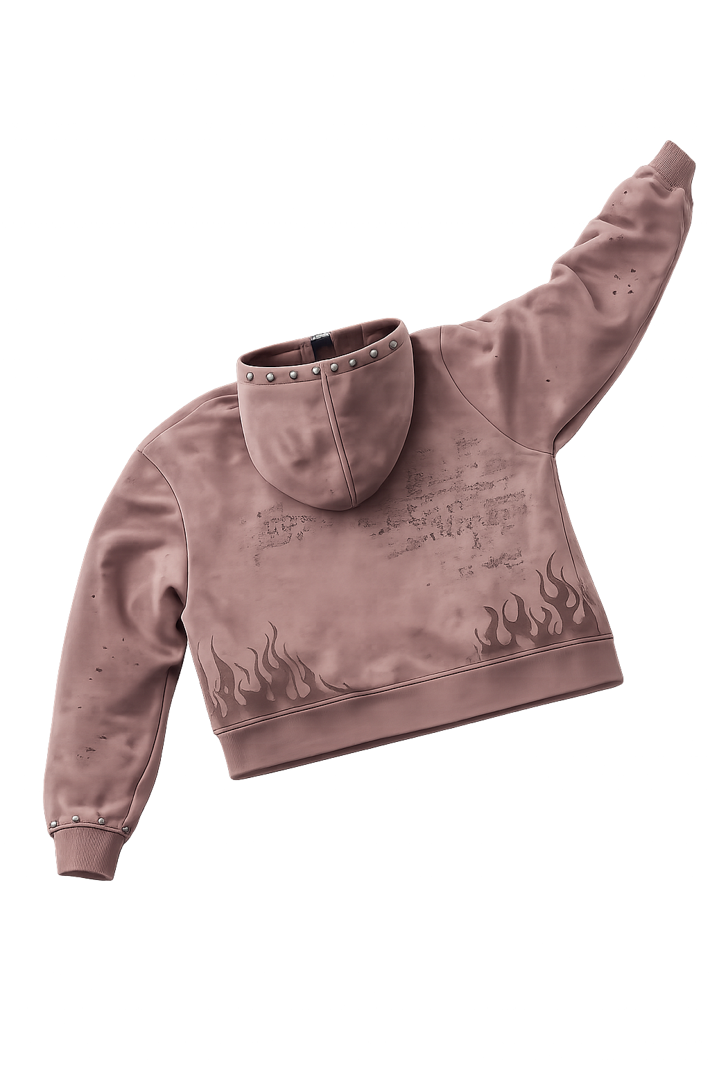 "NAUGHTY PINK" ZIP UP HOODIE