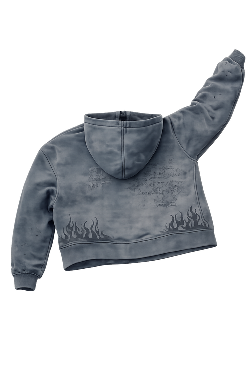 "COLD BLOOD" ZIP UP HOODIE