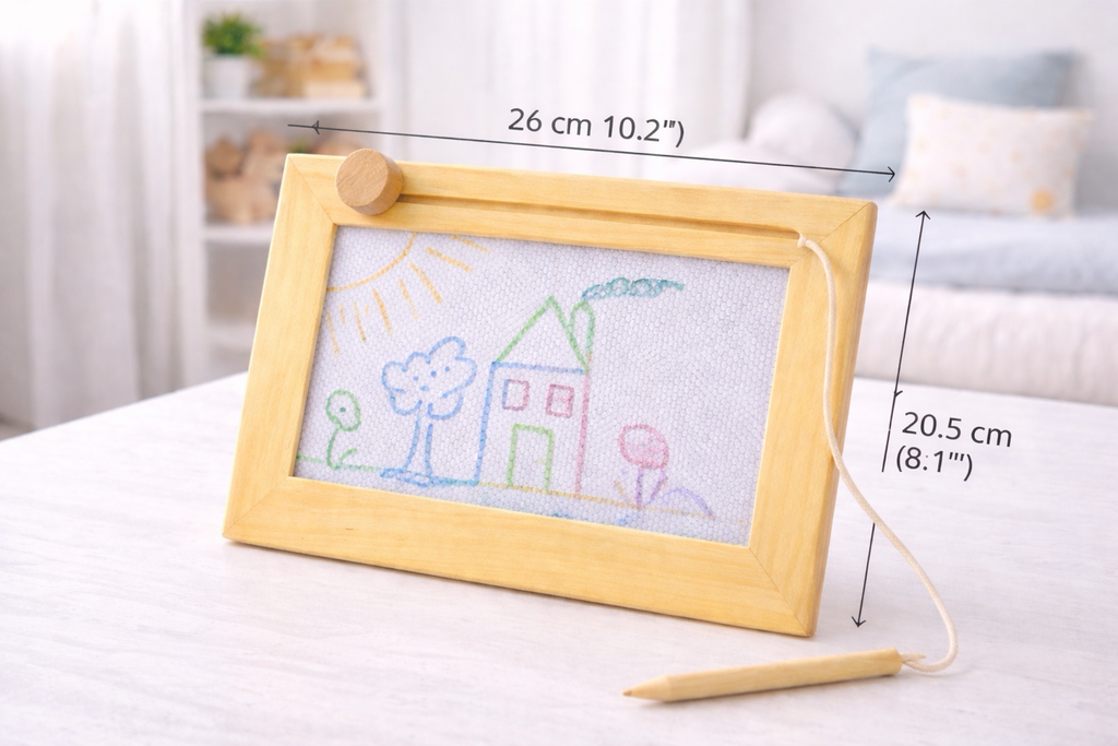 لوح رسم مغناطيسي للأطفال | Wooden Magic Drawing Board