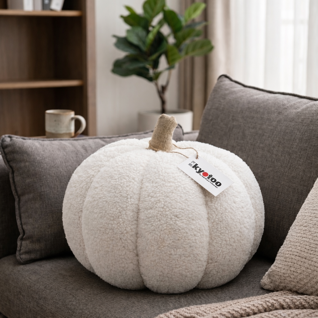 Cozy Pumpkin Decor Set – 3 Pieces - طقم ديكور قرع كوزي – 3 قطع